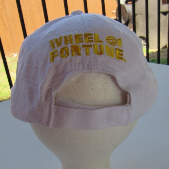 2017 Wheel of Fortune Colorful Logo White Hat Cap Adjustable Strap Unisex Adults - Picture 3 of 7